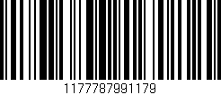 Código de barras (EAN, GTIN, SKU, ISBN): '1177787991179'