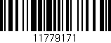 Código de barras (EAN, GTIN, SKU, ISBN): '11779171'