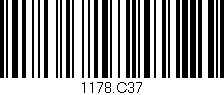 Código de barras (EAN, GTIN, SKU, ISBN): '1178.C37'