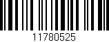 Código de barras (EAN, GTIN, SKU, ISBN): '11780525'