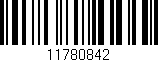 Código de barras (EAN, GTIN, SKU, ISBN): '11780842'
