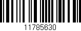 Código de barras (EAN, GTIN, SKU, ISBN): '11785630'
