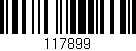 Código de barras (EAN, GTIN, SKU, ISBN): '117899'