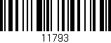 Código de barras (EAN, GTIN, SKU, ISBN): '11793'
