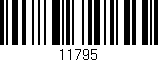 Código de barras (EAN, GTIN, SKU, ISBN): '11795'