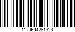 Código de barras (EAN, GTIN, SKU, ISBN): '1179634261626'