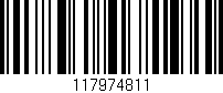 Código de barras (EAN, GTIN, SKU, ISBN): '117974811'