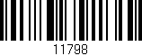 Código de barras (EAN, GTIN, SKU, ISBN): '11798'