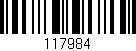 Código de barras (EAN, GTIN, SKU, ISBN): '117984'