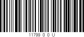 Código de barras (EAN, GTIN, SKU, ISBN): '11799_0_0_U'