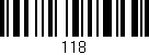 Código de barras (EAN, GTIN, SKU, ISBN): '118'