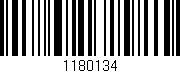 Código de barras (EAN, GTIN, SKU, ISBN): '1180134'