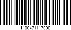 Código de barras (EAN, GTIN, SKU, ISBN): '1180471117090'