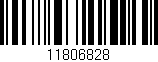 Código de barras (EAN, GTIN, SKU, ISBN): '11806828'
