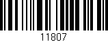 Código de barras (EAN, GTIN, SKU, ISBN): '11807'