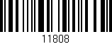 Código de barras (EAN, GTIN, SKU, ISBN): '11808'