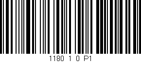 Código de barras (EAN, GTIN, SKU, ISBN): '1180_1_0_P1'