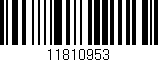 Código de barras (EAN, GTIN, SKU, ISBN): '11810953'