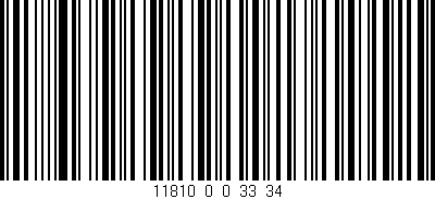 Código de barras (EAN, GTIN, SKU, ISBN): '11810_0_0_33/34'