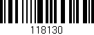 Código de barras (EAN, GTIN, SKU, ISBN): '118130'