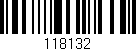 Código de barras (EAN, GTIN, SKU, ISBN): '118132'