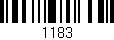 Código de barras (EAN, GTIN, SKU, ISBN): '1183'