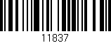 Código de barras (EAN, GTIN, SKU, ISBN): '11837'