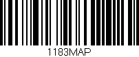 Código de barras (EAN, GTIN, SKU, ISBN): '1183MAP'