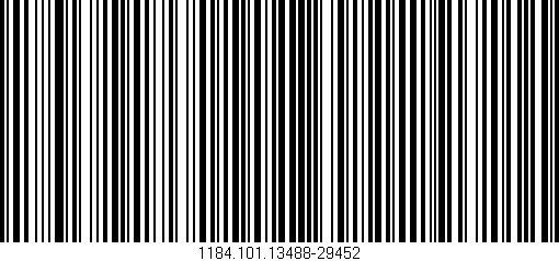Código de barras (EAN, GTIN, SKU, ISBN): '1184.101.13488-29452'
