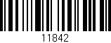 Código de barras (EAN, GTIN, SKU, ISBN): '11842'