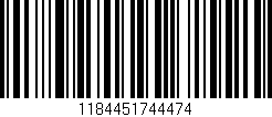 Código de barras (EAN, GTIN, SKU, ISBN): '1184451744474'