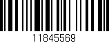 Código de barras (EAN, GTIN, SKU, ISBN): '11845569'