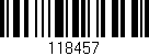 Código de barras (EAN, GTIN, SKU, ISBN): '118457'