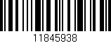 Código de barras (EAN, GTIN, SKU, ISBN): '11845938'