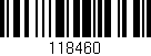 Código de barras (EAN, GTIN, SKU, ISBN): '118460'