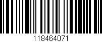Código de barras (EAN, GTIN, SKU, ISBN): '118464071'