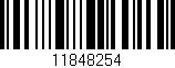 Código de barras (EAN, GTIN, SKU, ISBN): '11848254'