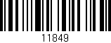 Código de barras (EAN, GTIN, SKU, ISBN): '11849'
