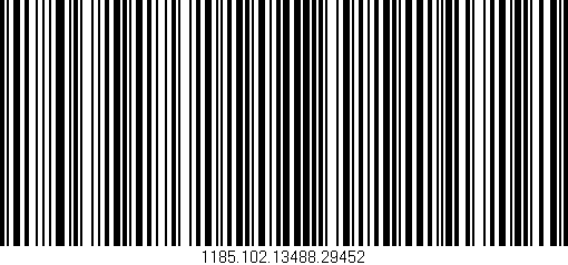 Código de barras (EAN, GTIN, SKU, ISBN): '1185.102.13488.29452'