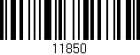 Código de barras (EAN, GTIN, SKU, ISBN): '11850'