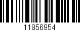 Código de barras (EAN, GTIN, SKU, ISBN): '11856954'