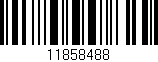 Código de barras (EAN, GTIN, SKU, ISBN): '11858488'