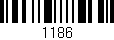 Código de barras (EAN, GTIN, SKU, ISBN): '1186'