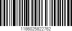 Código de barras (EAN, GTIN, SKU, ISBN): '1186025822762'