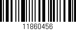 Código de barras (EAN, GTIN, SKU, ISBN): '11860456'