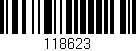 Código de barras (EAN, GTIN, SKU, ISBN): '118623'