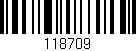 Código de barras (EAN, GTIN, SKU, ISBN): '118709'