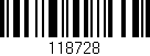 Código de barras (EAN, GTIN, SKU, ISBN): '118728'