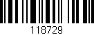 Código de barras (EAN, GTIN, SKU, ISBN): '118729'