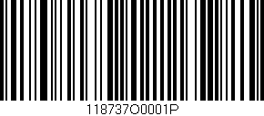 Código de barras (EAN, GTIN, SKU, ISBN): '118737O0001P'